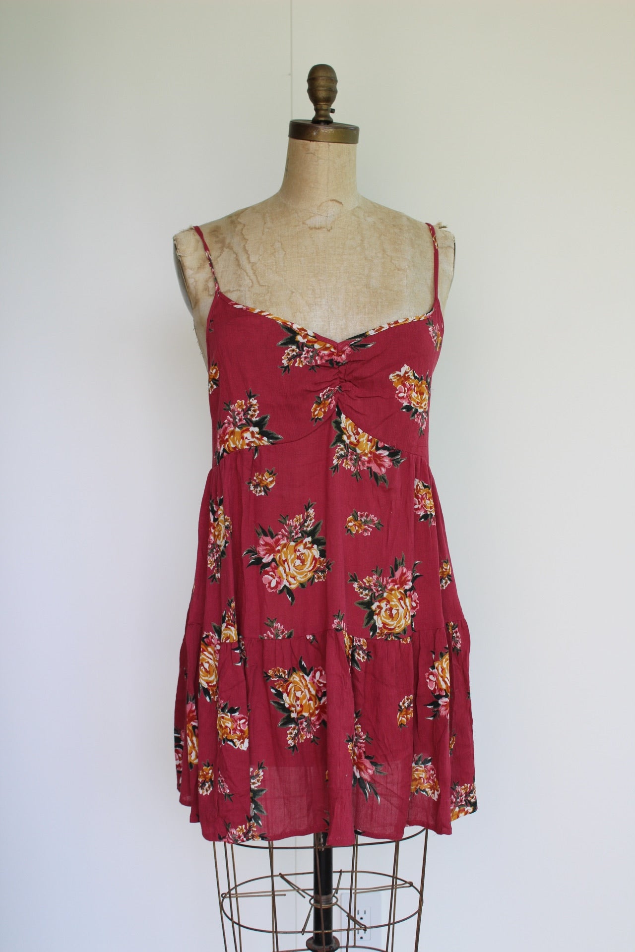 Red Floral Dress