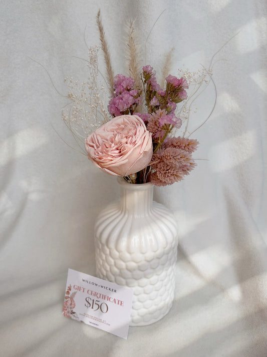 Purple and Pink Large Vase Arrangement