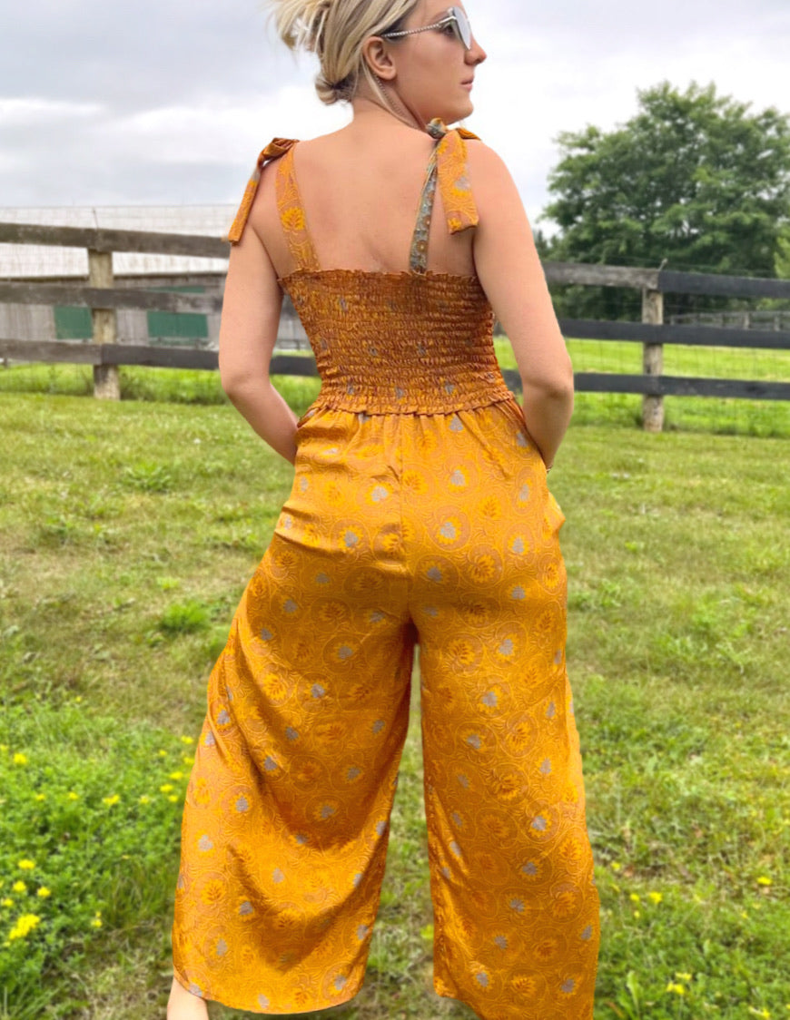 Whimsical Jumpsuit - Yellow