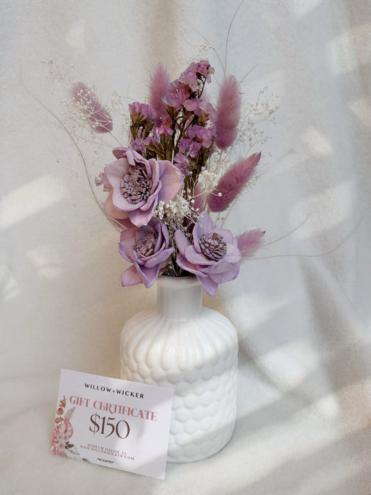 Purple Vase Arrangement