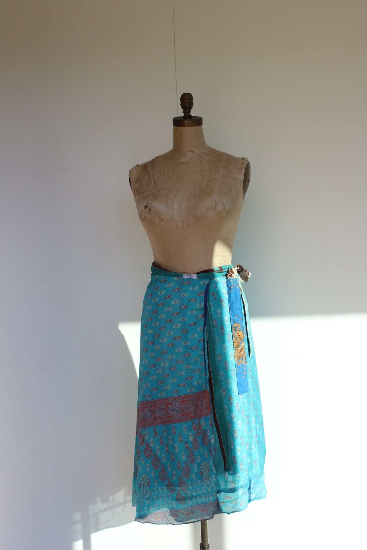 Long Multi Wear Reversible Skirt - Lotus